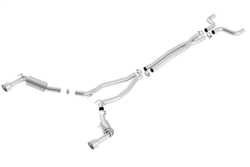 Borla 14-15 Chevy Camaro SS 6.2L V8 Single Split Rear Exit S-Type Catback Exhaust thumbnail 6