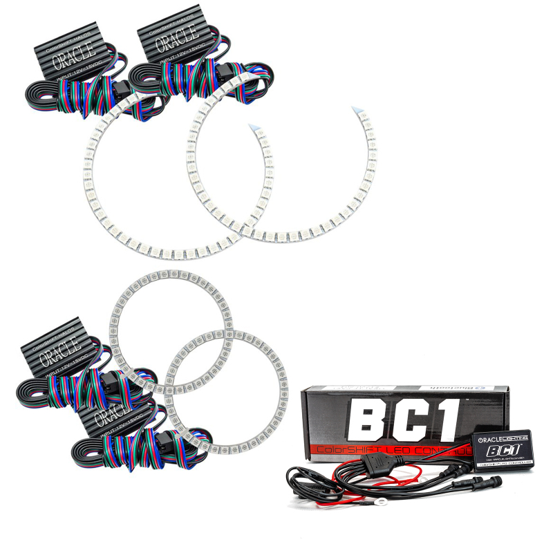 Oracle Mercedes Benz C-Class 08-11 Halo Kit - ColorSHIFT w/ BC1 Controller thumbnail 2