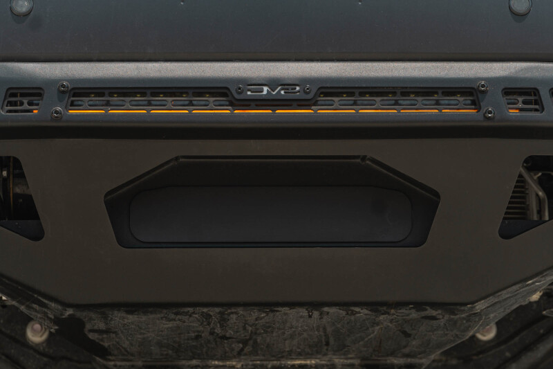 DV8 Winch Fairlead Cover Plate - Micro Texture Black