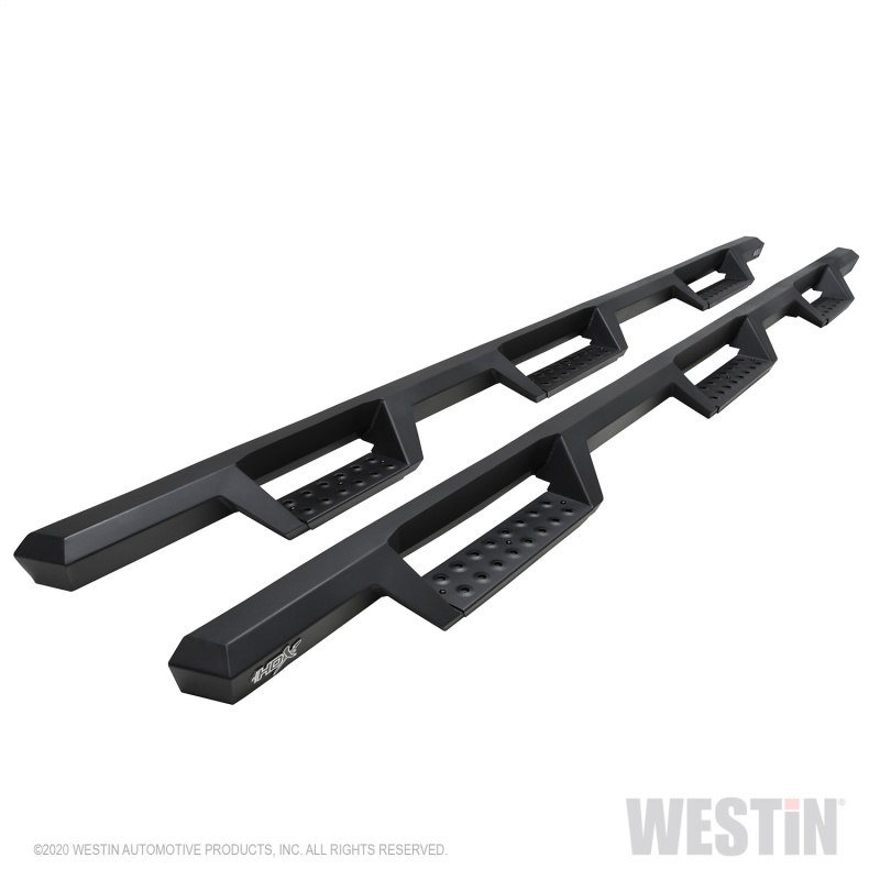 Westin 2020 Chevy Silverado 2500/3500 Crew Cab (8ft Bed) HDX W2W Nerf Step Bars - Textured Black thumbnail 9