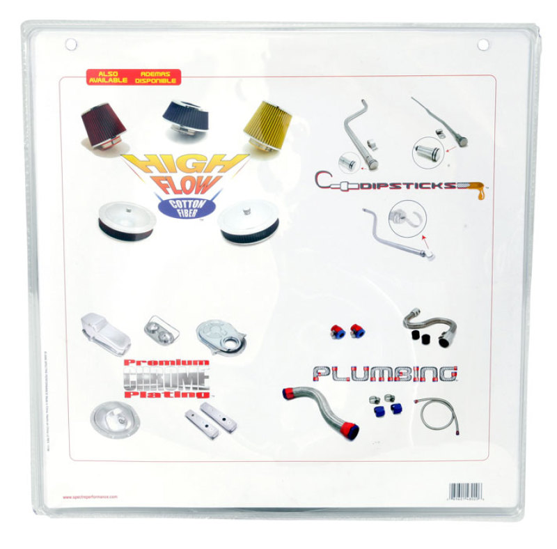 Spectre Round Air Filter 14in. x 3in. - White (Paper) thumbnail 6