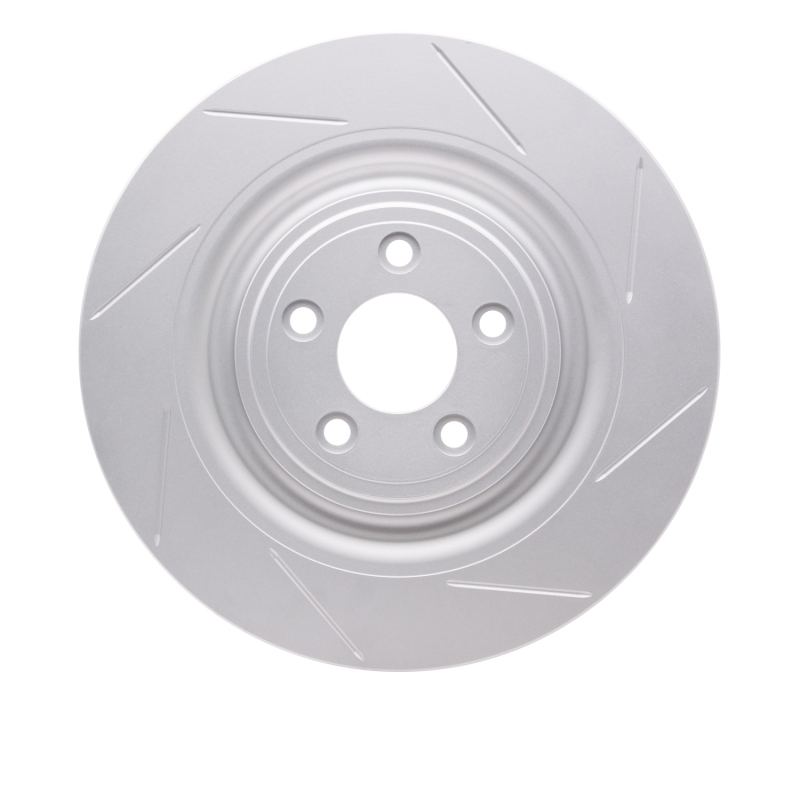 DFC 08-09 Jaguar XKR Left Rear GeoSPEC Coated Rotor - Slotted