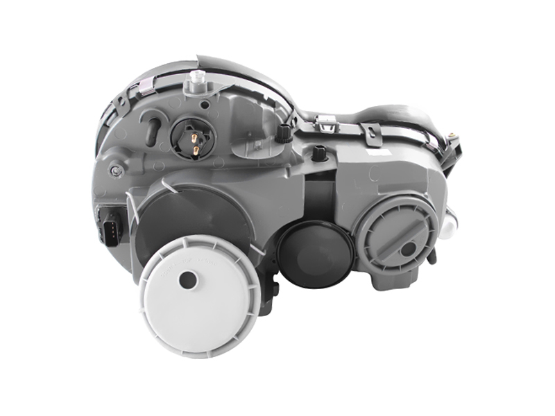 ANZO 1999-2002 Mercedes Benz E Class W210 Projector Headlights Chrome thumbnail 8