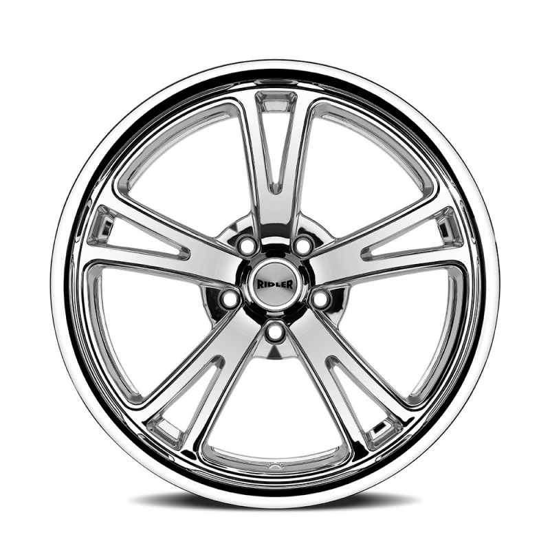 Ridler 606 17x8 / 5x120.65 BP / 0mm Offset / 83.82mm Hub Chrome Wheel
