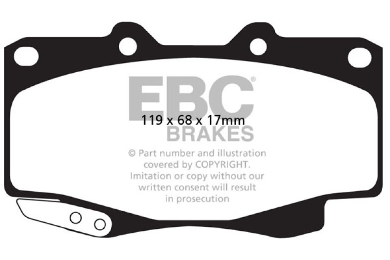 EBC Brakes Bluestuff Street and Track Day Brake Pads thumbnail 5