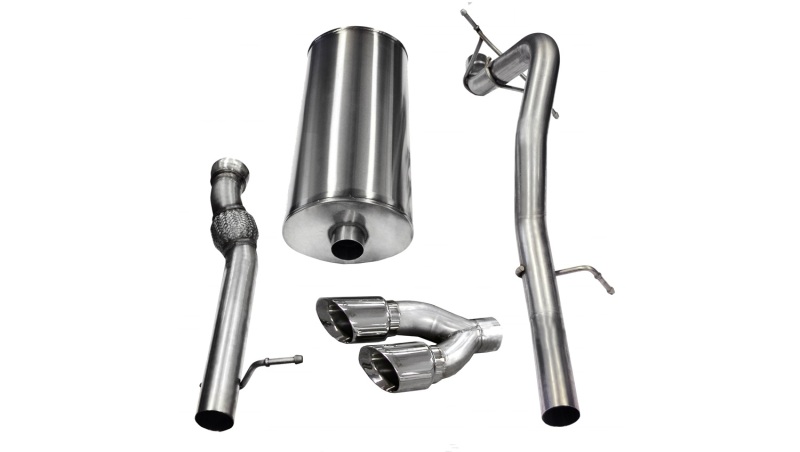 Corsa 2011-2014 Cadillac Escalade ESV 6.2L V8 Polished Sport Cat-Back Exhaust thumbnail 8