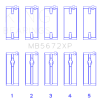 King Ford Escort/Sierra YB 2.0L DOHC Cosworth (Size STD) Performance Main Bearing Set thumbnail 9