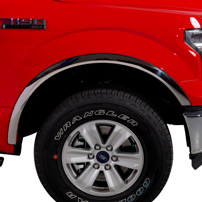 Putco 15-17 Ford F-150 (w/ or w/o Fender Flares) Black Platinum Fender Trim thumbnail 2