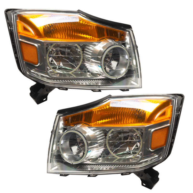 Oracle Lighting 08-15 Nissan Armada Pre-Assembled LED Halo Headlights -Red thumbnail 4