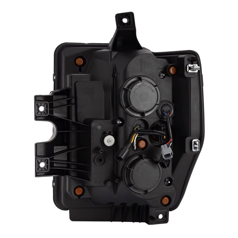 AlphaRex 08-10 Ford F250-550 PRO-Series Projector headlights Alpha-Black w/Activ Light/Seq Signal thumbnail 3