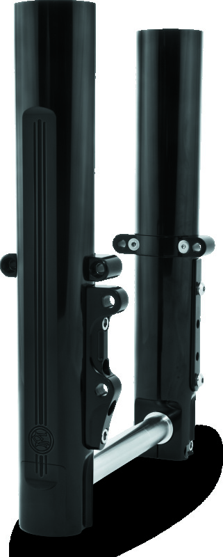 Performance Machine 08-13 FL Lower Leg Assembly - Black Ano