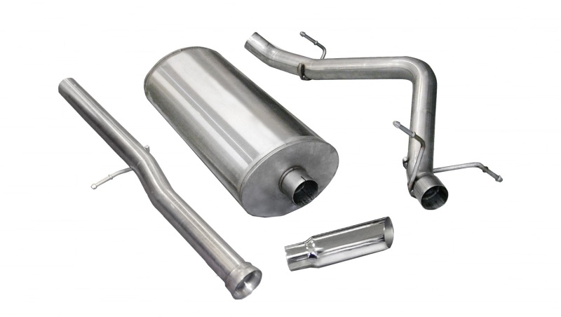 Corsa 2011-2013 Chevrolet Silverado Crew Cab/Short Bed 1500 6.2L V8 Polished Sport Cat-Back Exhaust thumbnail 5