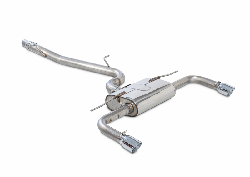 AWE Tuning Audi 8V A3 Touring Edition Exhaust - Dual Outlet Chrome Silver 90 mm Tips thumbnail 7