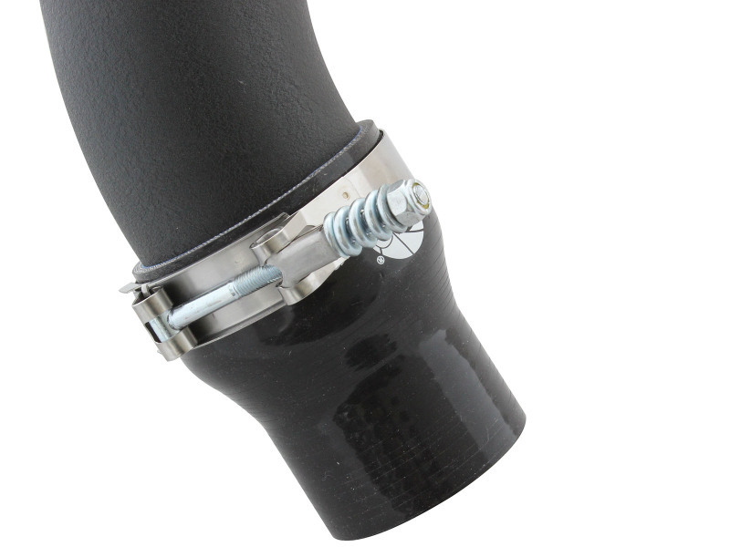 BladeRunner 3 IN Aluminum Hot Charge Pipe Black