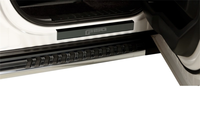 Putco 15-20 Ford F-150 - Regular Cab & SuperCab w/ F-150 Etching (2pcs) Black Platinum Door Sill
Door Sill Protector