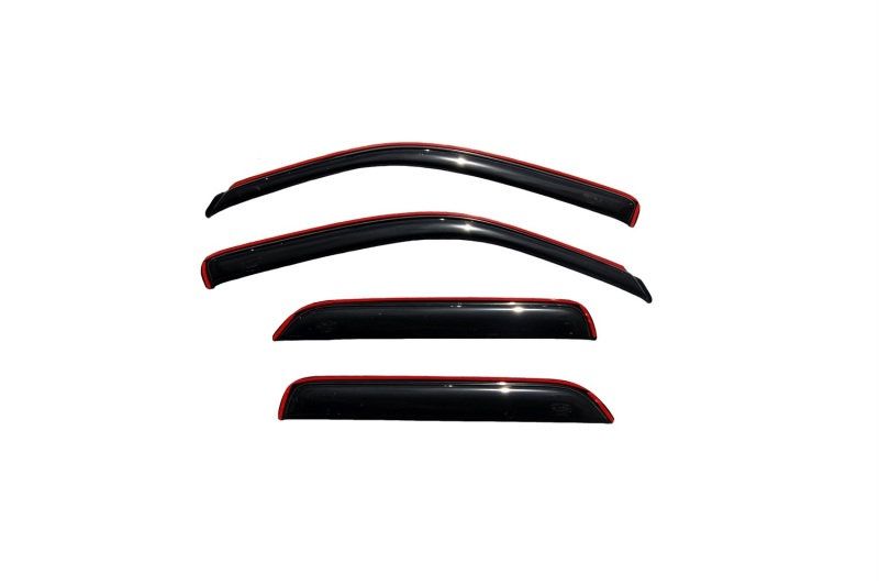 AVS 01-07 Ford Escape Ventvisor In-Channel Front & Rear Window Deflectors 4pc - Smoke thumbnail 6