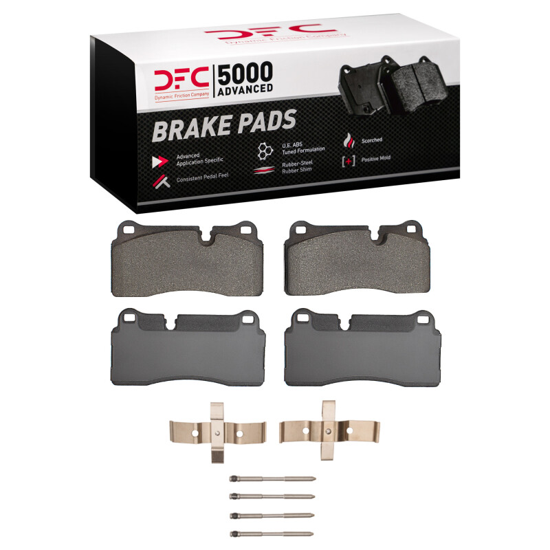 DFC 5000 Advanced Pads - Low-Metallic and Hardware Kit