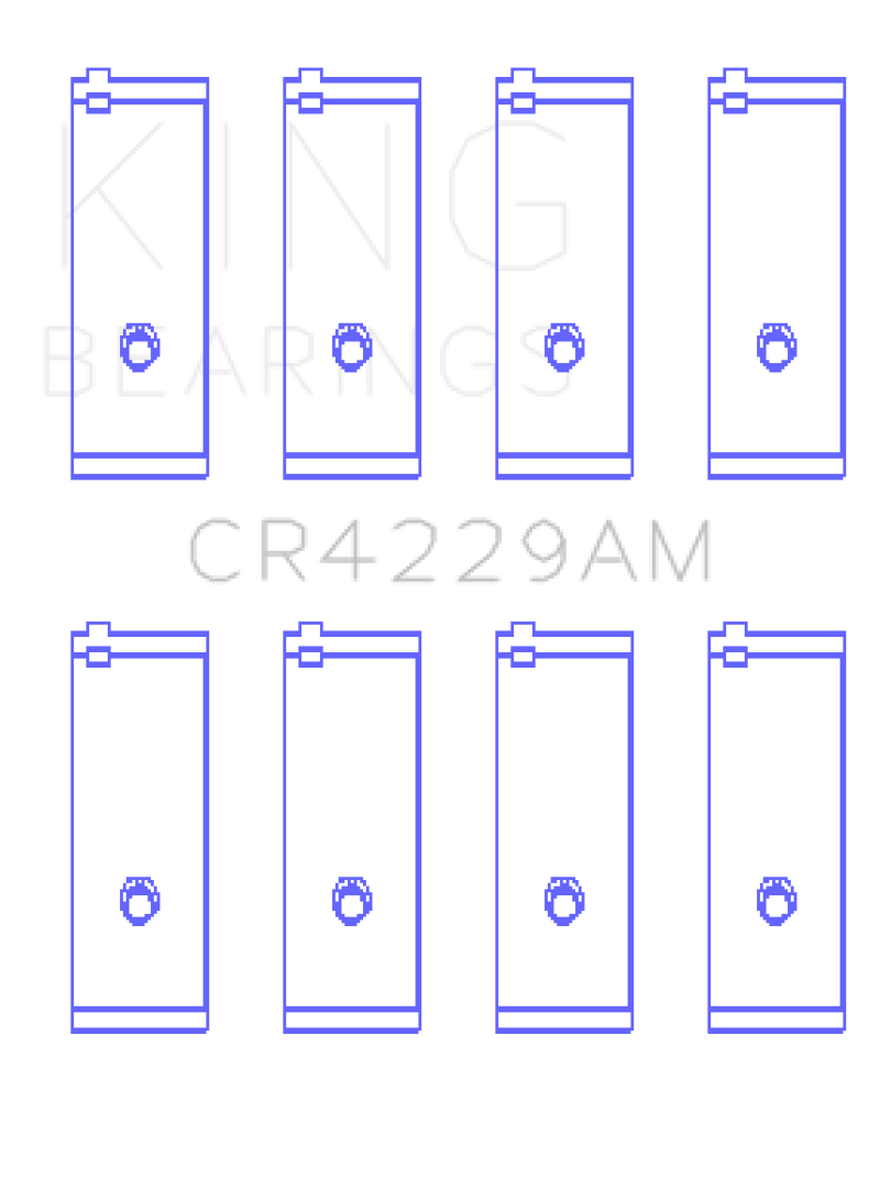 King Engine Bearings Toyota 1E/2E (1.3L) (Size STD) Performance Rod Bearing Set thumbnail 3