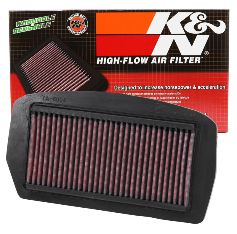 K&N 04-09 Yamaha FZ6 600 / 04-07 FZ6 Fazer 600 / 07-08 FZ6 Fazer S2 600 Replacement Air Filter thumbnail 7