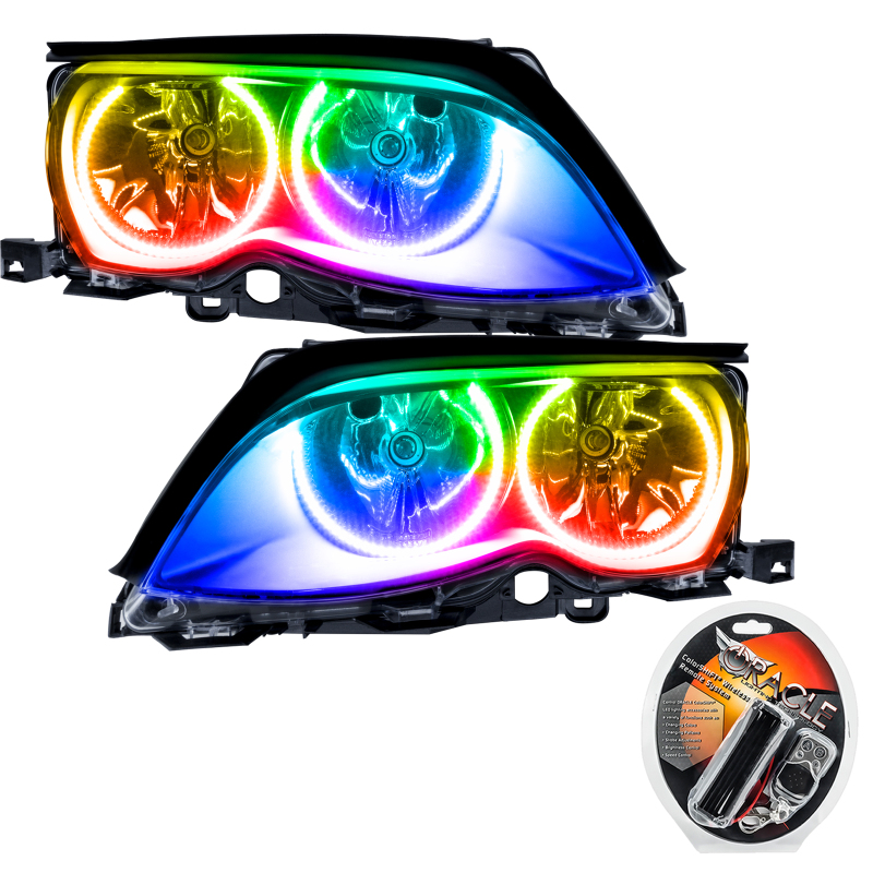 Oracle 02-05 BMW 3 Series SMD HL - Black - ColorSHIFT thumbnail 2