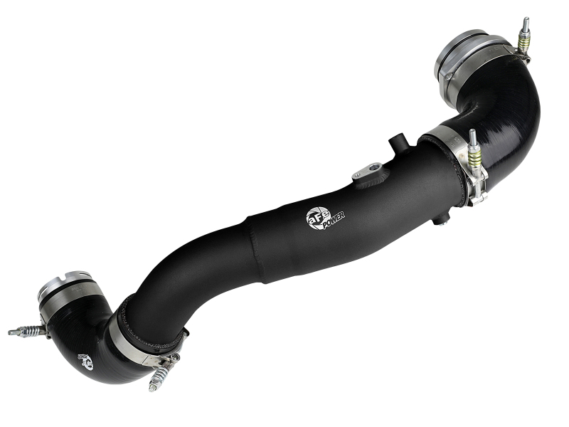 aFe 2020 Toyota Supra 3.0L 3in Black Intercooler Tube - Hot thumbnail 8