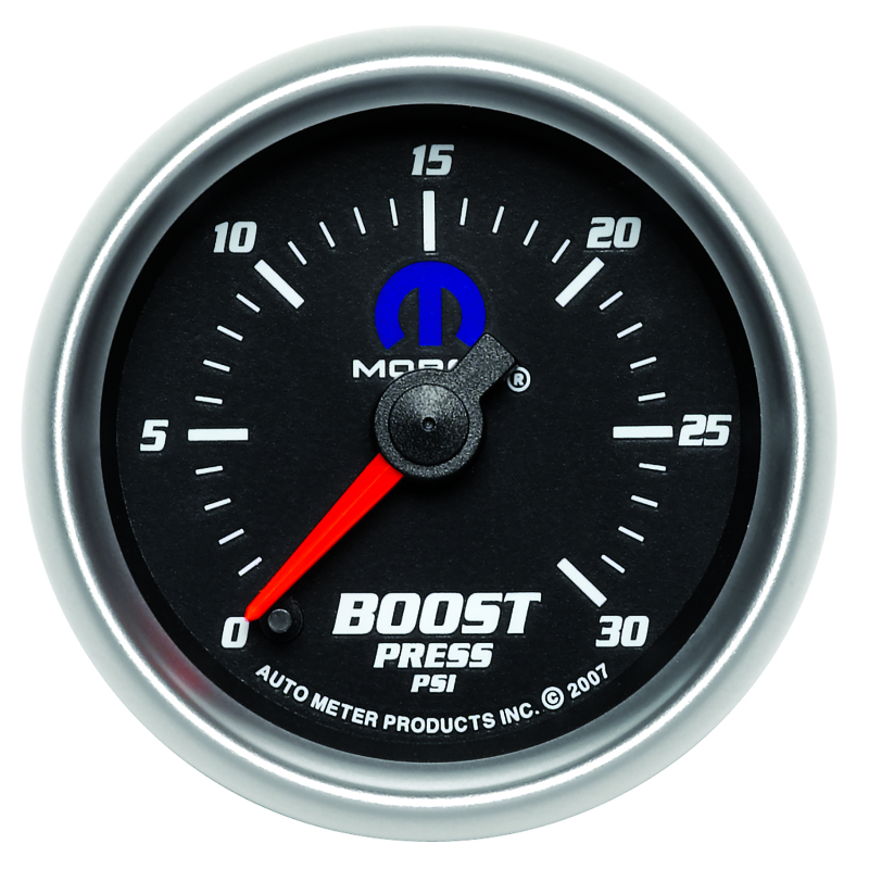 Autometer Mopar 52.4mm FSE 0-30 PSI Boost Gauge thumbnail 9