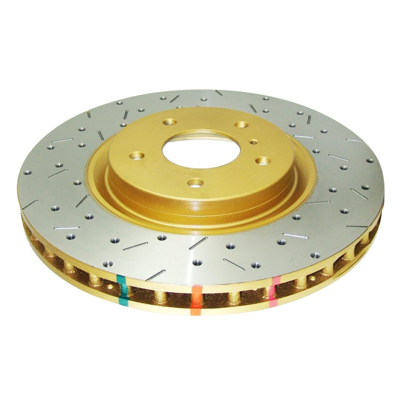 DBA HD Series 4000XS Brake Rotors for 2003-2008 350Z, 2003-2005 G35 - DBA4600XS Disc Rotor, Cross-Drilled, Slotted, 4000 XS Series, Uni-Directional, Infiniti, Nissan, Front, Each thumbnail 8