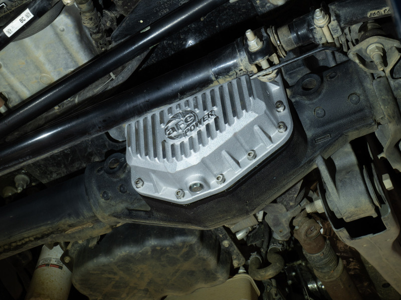 aFe POWER Street Series Front Diff Cover Raw w/ Machined Fins Ford F-250/350 23-26(Dana M235) thumbnail 9