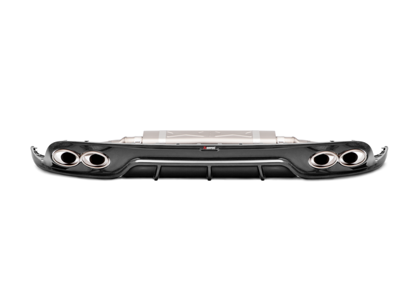 Akrapovic Rear Carbon Fiber Diffuser - High Gloss