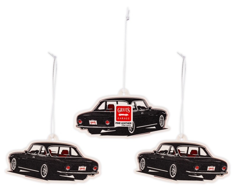 Griots Garage Stinky-Be-Gone Hanging Air Freshener - Fine Leather