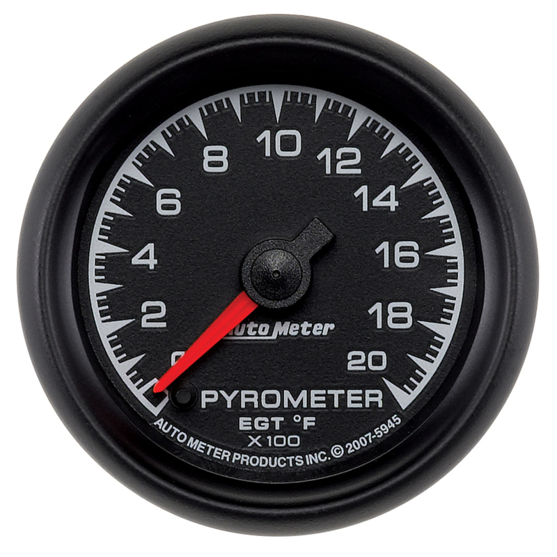 Autometer ES 52mm Full Sweep Electronic 0-2000 Degree F EGT/Pyrometer Gauge thumbnail 9