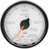Autometer Spek-Pro Gauge Boost 2 1/16in 100psi Stepper Motor W/Peak & Warn Wht/Blk thumbnail 9