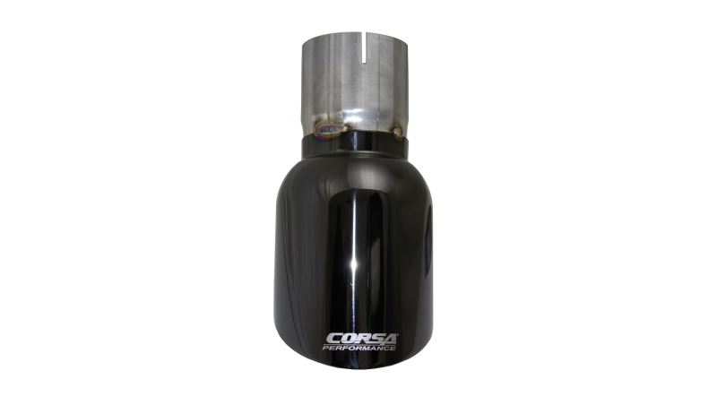 Corsa 2009-2019 Single Universal 3.0in Inlet / 4.5in Outlet Black PVD Pro-Series Tip Kit thumbnail 9