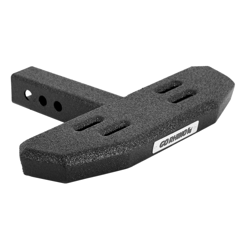Go Rhino RB30 Slim Hitch Step - 17in. Long / Universal (Fits 2in. Receivers) - Bedliner Coating thumbnail 2