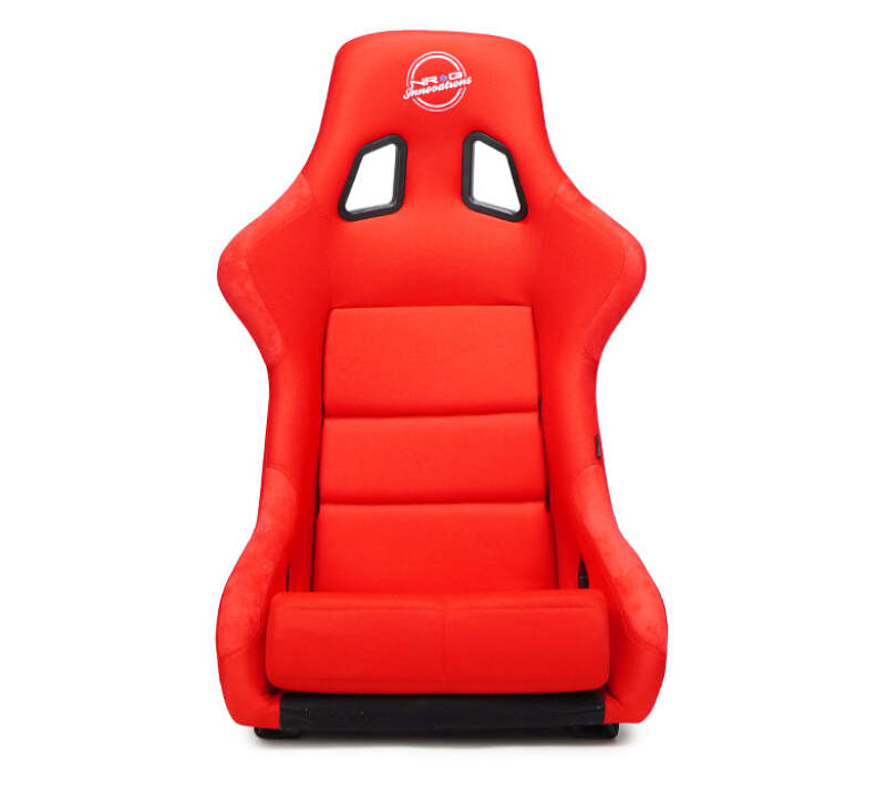 NRG FRP Fiber Glass Bucket Seat (Red) - XLarge thumbnail 5