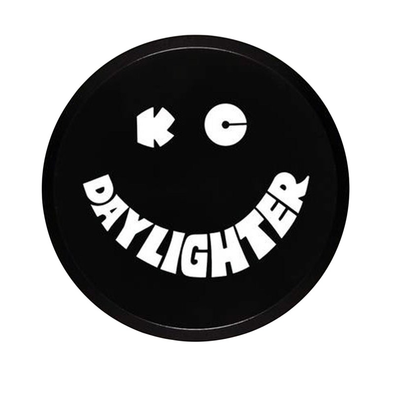 KC HiLiTES 6in. Round Hard Cover for Daylighter/SlimLite/Pro-Sport (Single) - Black w/White Smile thumbnail 3