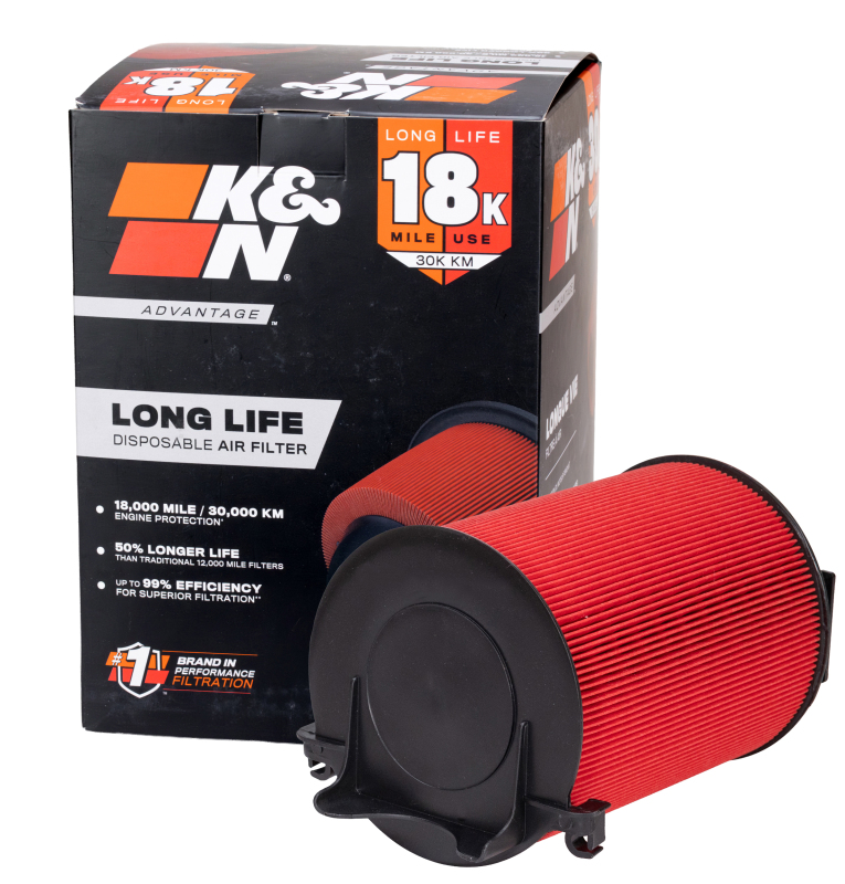 K&N Advantage Air Filter 18K Miles Audi A3 L4-1.6L F/I 2003-2010 thumbnail 3