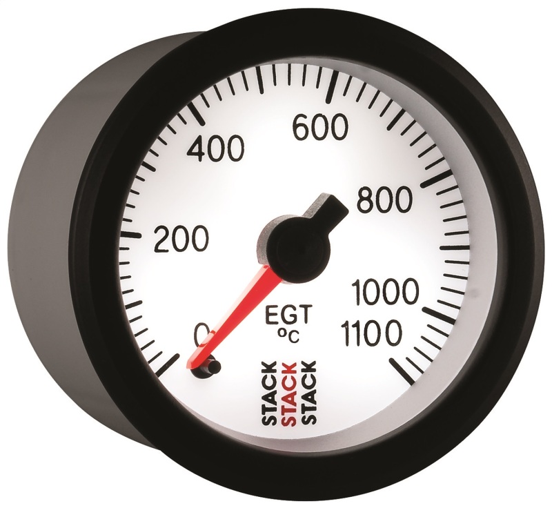 Autometer Stack 52mm 0-1100 Deg C Pro Stepper Motor Exhaust Gas Temp Gauge - White thumbnail 6