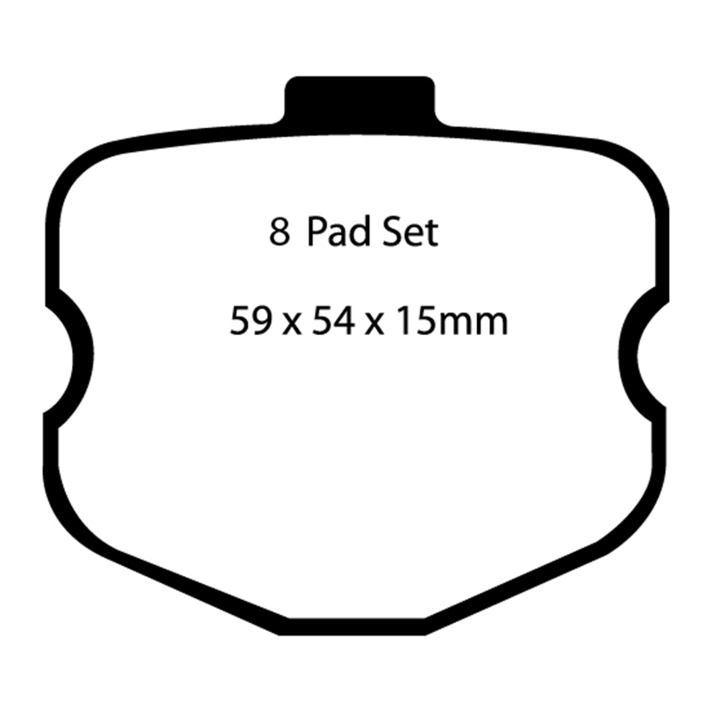 EBC S6 Brake Pad and Rotor Kit (1x ebcDP51771/2NDX, 1x ebcGD7450) thumbnail 4
