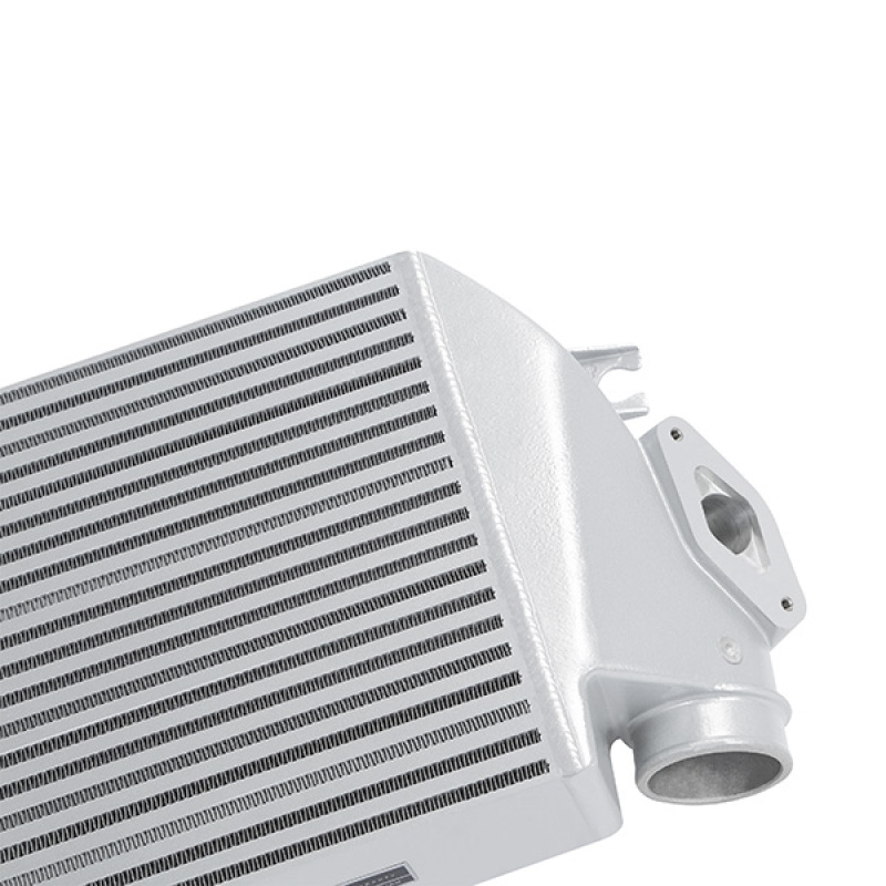 Mishimoto MMTMIC-WRX-08SLBK Top-Mount Intercooler, Silver Cooler Black Hoses, fits Subaru WRX 2008-2014