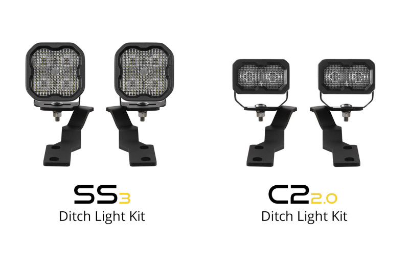 Diode Dynamics 16-21 Toyota Tacoma Sport SS3 LED Ditch Light Kit - Yellow Combo