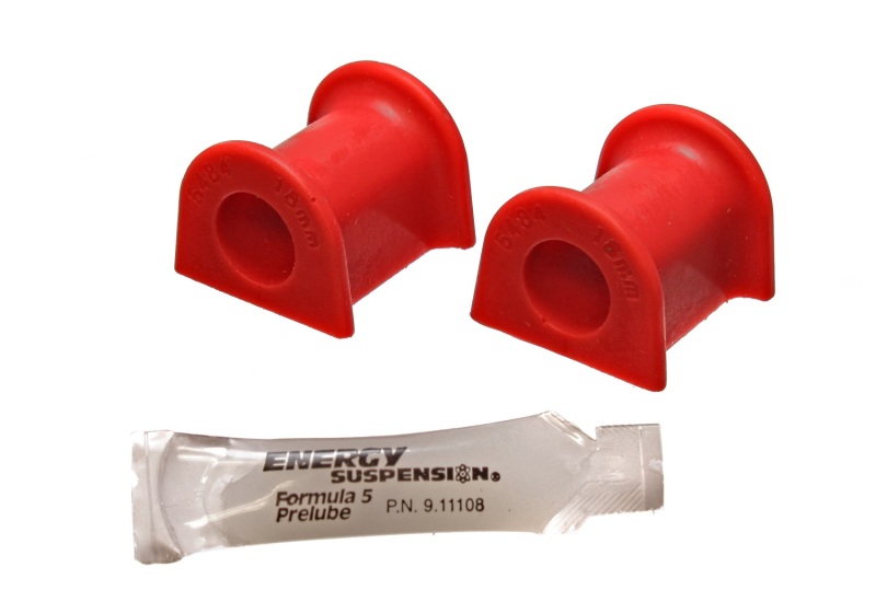Energy Suspension 95-99 Mitsubishi Eclipse FWD/AWD Red 12mm Rear Sway Bar Bushings thumbnail 5