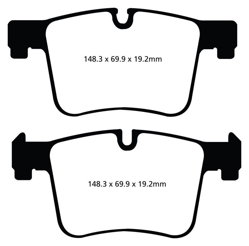EBC S13 Brake Pad and Rotor Kit (1x ebcDP42105R, 1x ebcRK7488) thumbnail 6