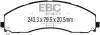 EBC Ultimax2 Brake Pad Sets
