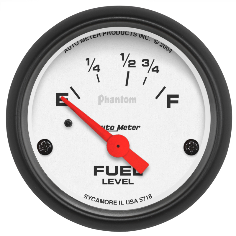Autometer Phantom 2-1/16in Electrical Fuel Level Gauge 16-158 Ohms thumbnail 5