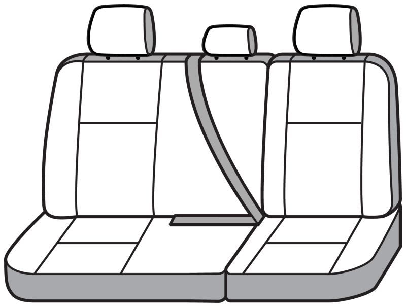 Covercraft 16-23 Toyota Tacoma Carhartt Super Dux SeatSaver Second Row Custom Seat Cover - Gravel thumbnail 6
