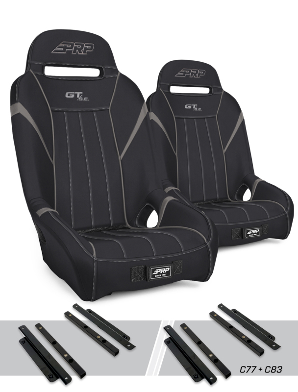 PRP GT/S.E. Suspension Seats Kit for Polaris General, RZR S 900, 900 Trail, Trail, XP 1000, Turbo, T