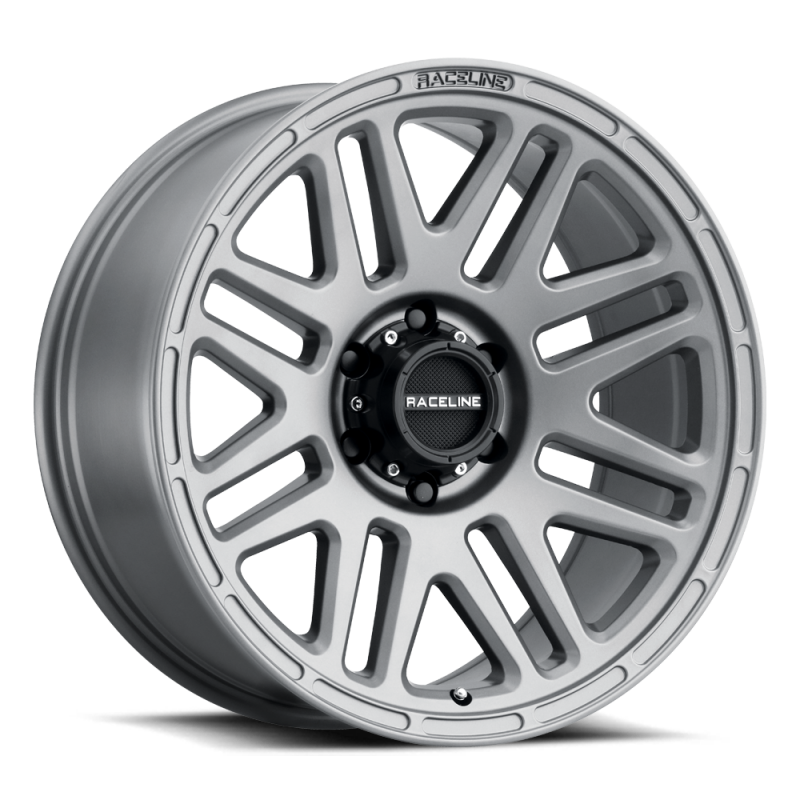 Raceline 944GS Outlander 16x8in / 5x139.7 BP / 0mm Offset / 106.5mm Bore - Greystone Wheel thumbnail 3
