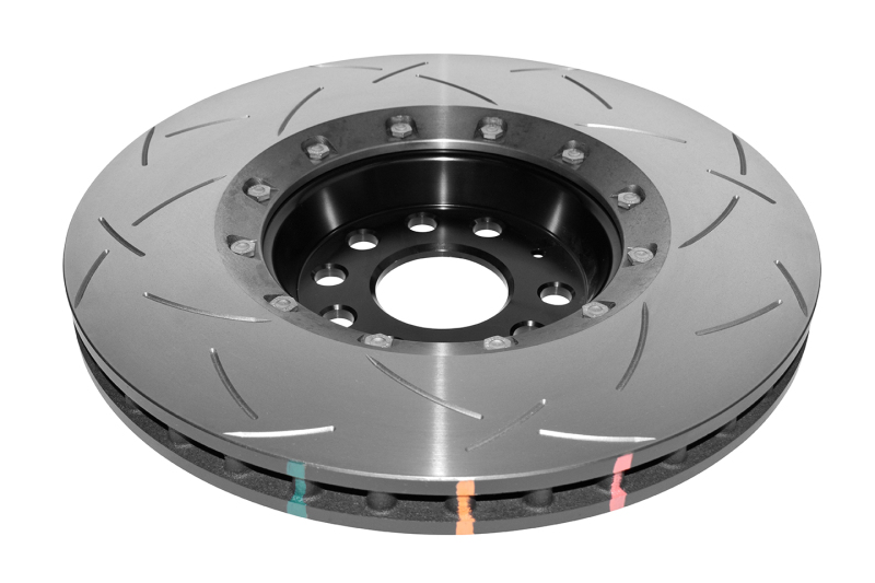 Disc Brakes Australia USA LLC Brake Rotors DBA52808V2BLKS 5000 Fully Assembled 2-piece Black Hat T3 Slot KP [ VW Golf R32 04-> F ] thumbnail 2
