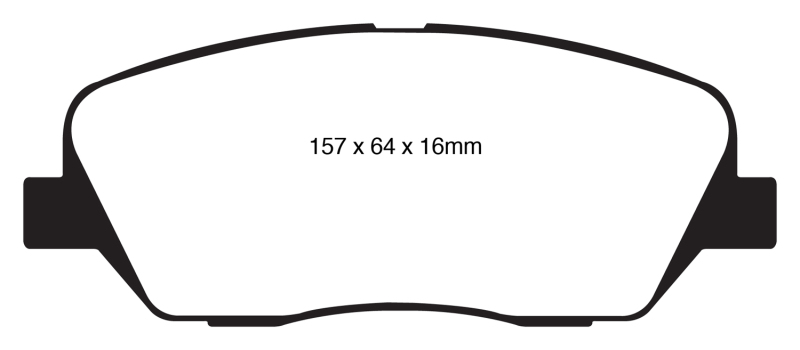 EBC Yellowstuff Brake Pads DP41844R Disc Pad